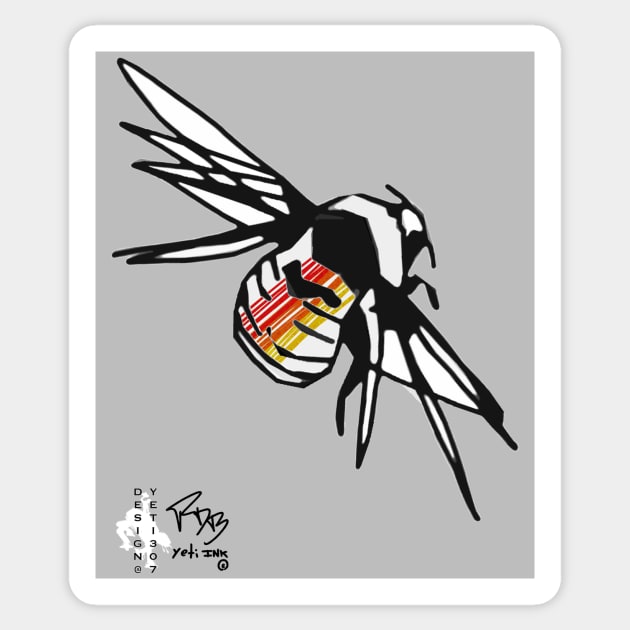 BEE SIMPLE Sticker by Yeti Ink ~ Yeti307